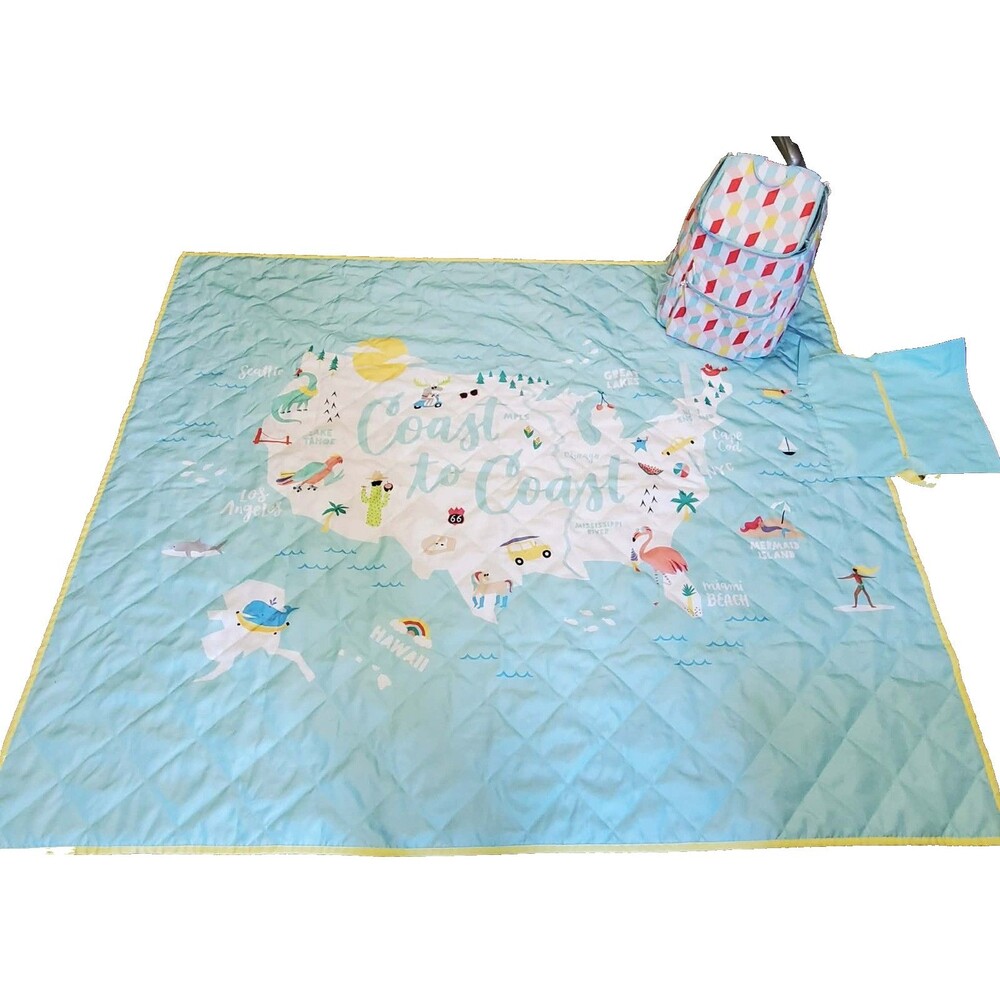 Beach Blanket/ Backpack Cooler - Super Cute!